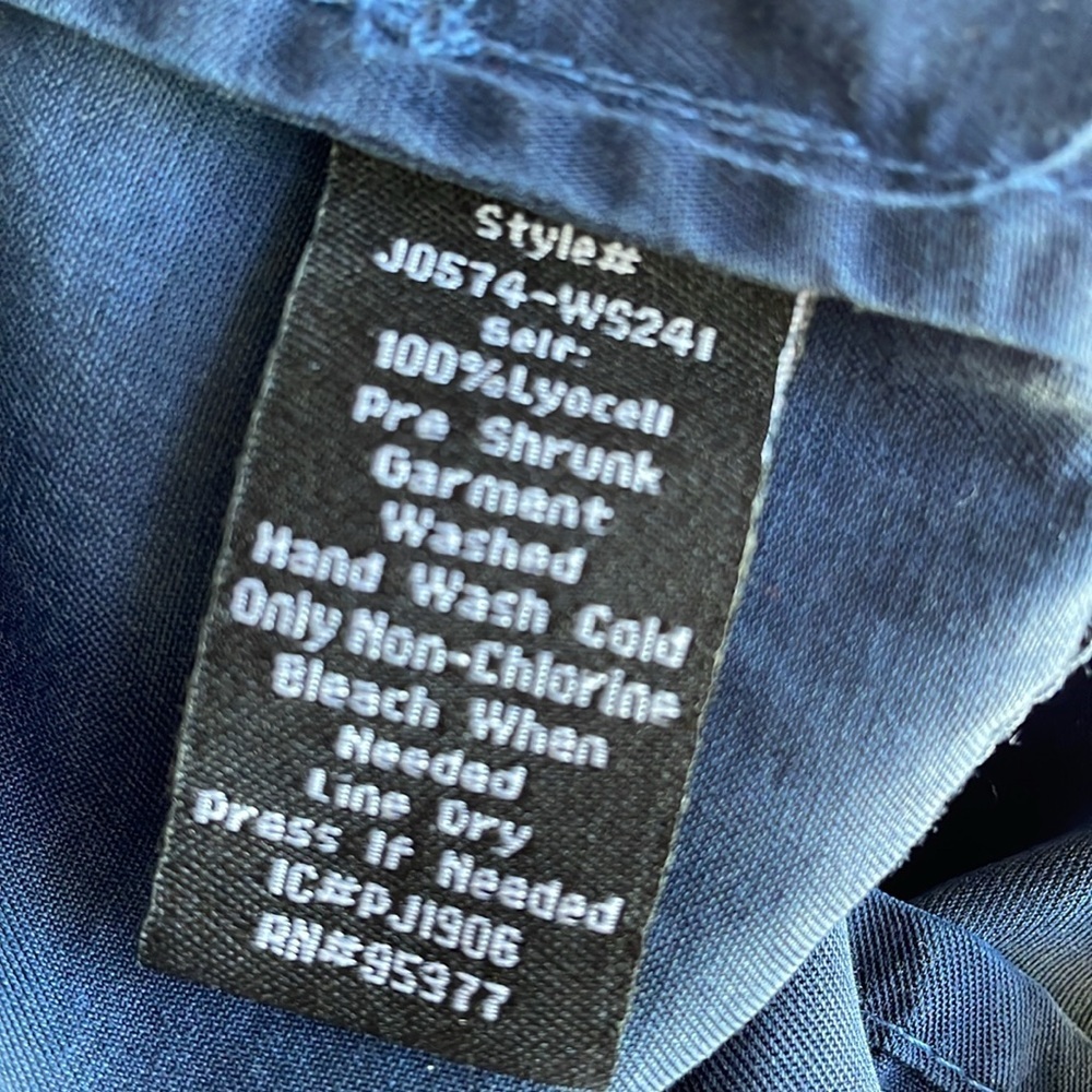 Sanctuary Navy Blue Cloudscape Draped Jacket NWT - image 7